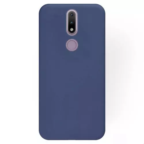 Nokia 2.4 Telefontok - sötétkék szilikon tok