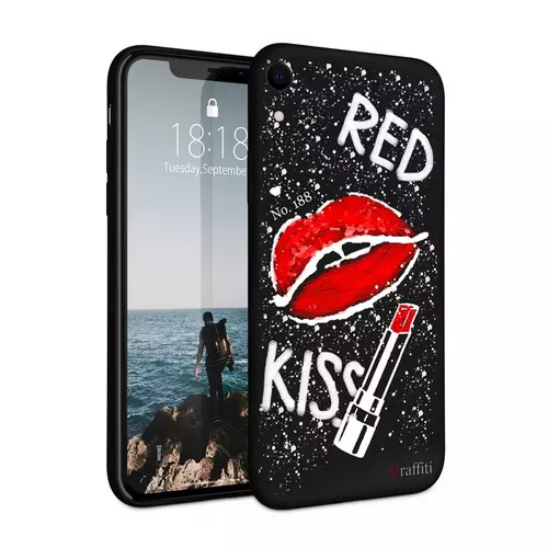 iPhone Xr Telefontok - Graffiti No.188 mintás szilikon tok