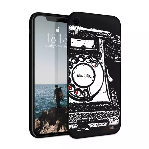 iPhone Xr Telefontok - Graffiti No.189 mintás szilikon tok
