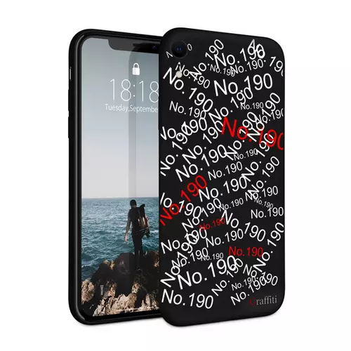 iPhone Xr Telefontok - Graffiti No.190 mintás szilikon tok
