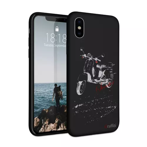iPhone XS Max Telefontok - Graffiti No.184 mintás szilikon tok