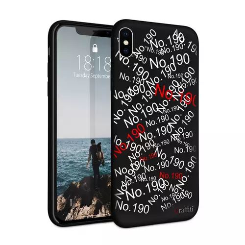 iPhone XS Max Telefontok - Graffiti No.190 mintás szilikon tok