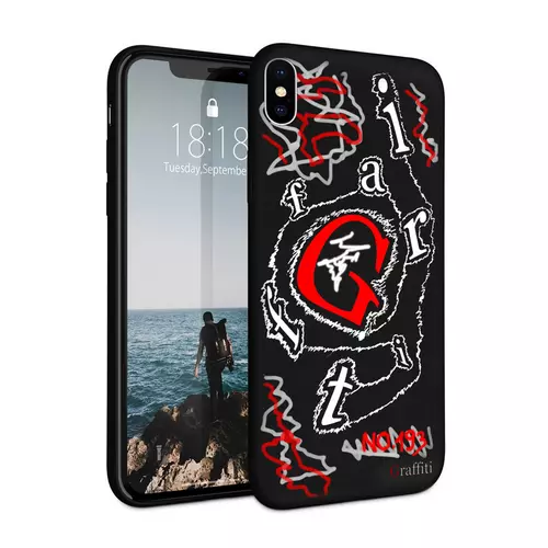 iPhone XS Max Telefontok - Graffiti No.193 mintás szilikon tok