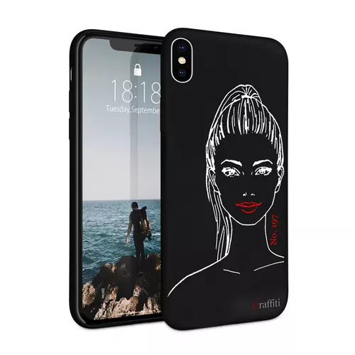 iPhone XS Max Telefontok - Graffiti No.197 mintás szilikon tok
