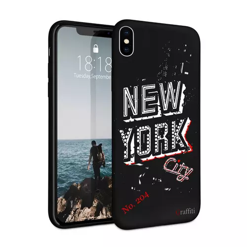 iPhone XS Max Telefontok - Graffiti No.204 mintás szilikon tok
