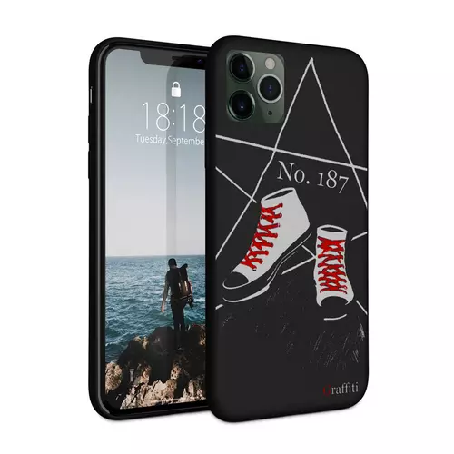 iPhone 11 Pro Max Telefontok - Graffiti No.187 mintás szilikon tok