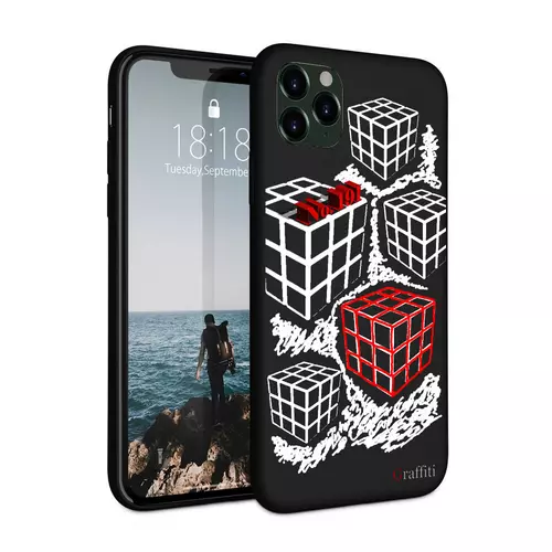iPhone 11 Pro Max Telefontok - Graffiti No.191 mintás szilikon tok