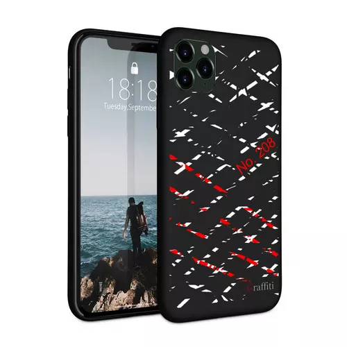 iPhone 11 Pro Max Telefontok - Graffiti No.208 mintás szilikon tok