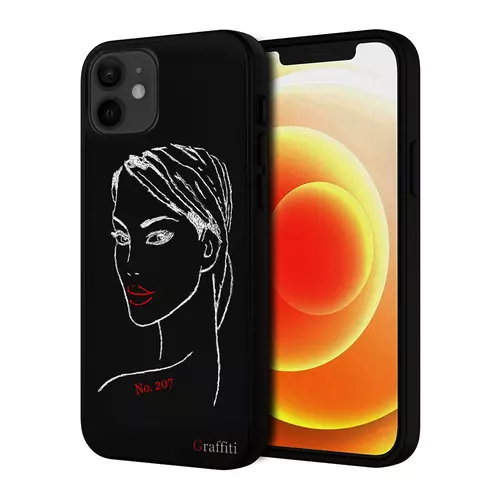 iPhone 12 Telefontok - Graffiti No.207 mintás szilikon tok