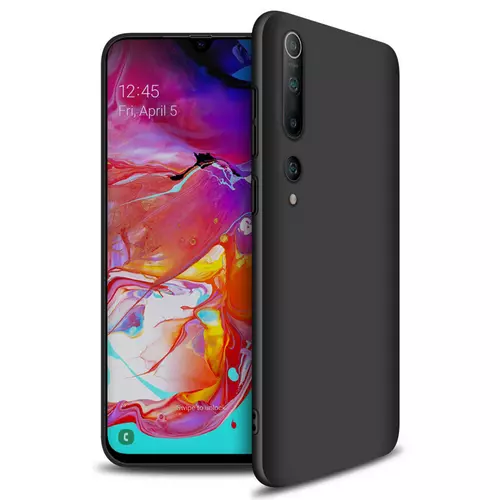 Xiaomi Mi 10 5G / Mi 10 Pro 5G Telefontok - fekete szilikon tok