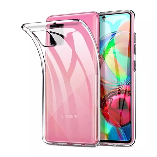 Samsung Galaxy A71 Telefontok - 2 mm-es átlátszó szilikon tok