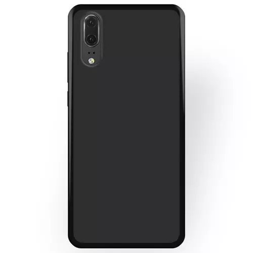 Huawei P20 Telefontok - fekete szilikon tok