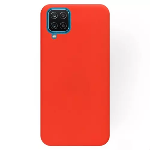 Samsung Galaxy A12 Telefontok - piros szilikon tok