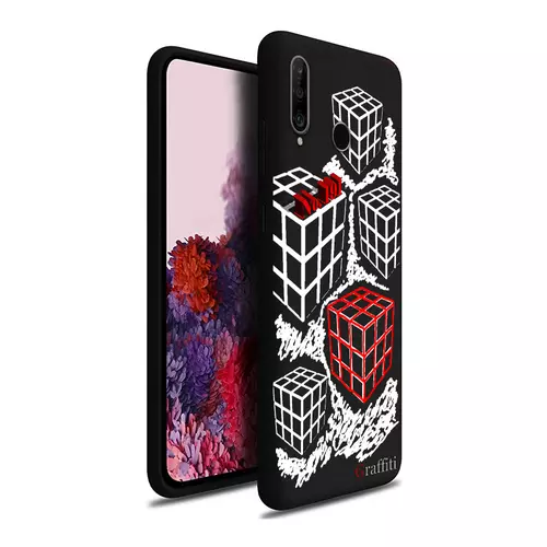 Huawei P30 Lite Telefontok - Graffiti No.191 mintás szilikon tok