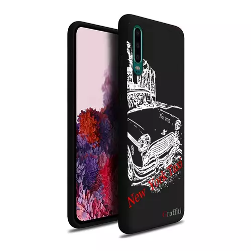Huawei P30 Telefontok - Graffiti No.205 mintás szilikon tok