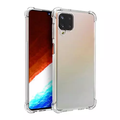 Samsung Galaxy A12 Telefontok - ütésálló átlátszó tok