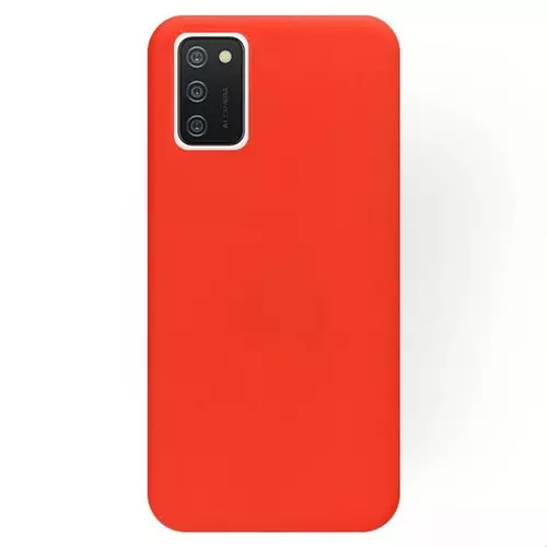 Samsung Galaxy A02s Telefontok - piros szilikon tok