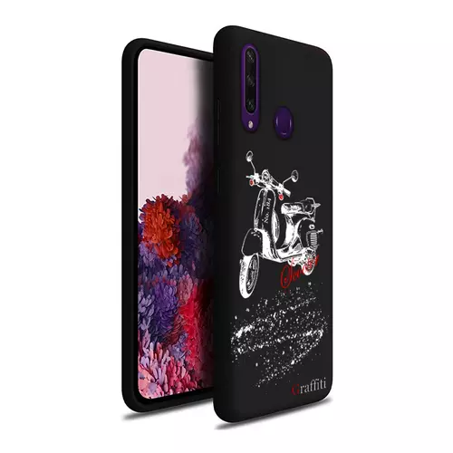 Huawei Y6p Telefontok - Graffiti No.184 mintás szilikon tok