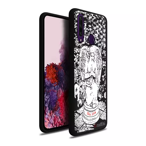 Huawei Y6p Telefontok - Graffiti No.214 mintás szilikon tok