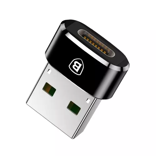 BASEUS CAAOTG-01 - TYPE-C (USB-C) bemenet USB kimenet, fekete adapter