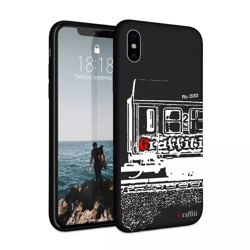 iPhone Xs Telefontok - Graffiti No.222 mintás szilikon tok