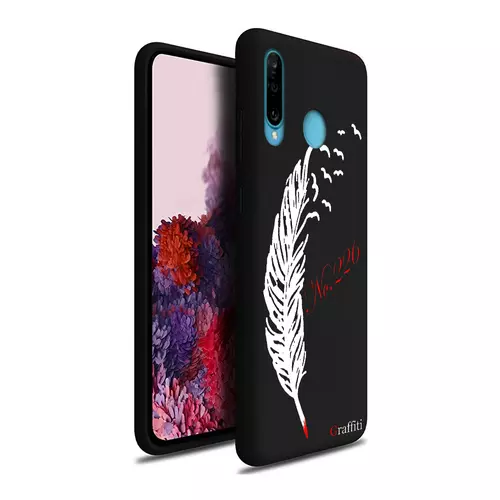 Huawei P30 Lite Telefontok - Graffiti No.226 mintás szilikon tok