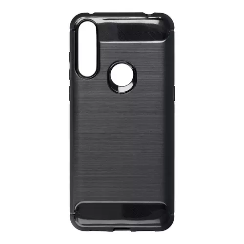 Alcatel 1S (2020) Telefontok - Carbon Fiber fekete szilikon tok