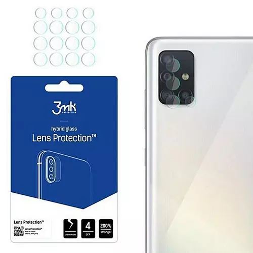 Samsung Galaxy A52 / A52 5G / A52s 5G Védőfólia- 3MK kamera flexibilis fólia (4x)