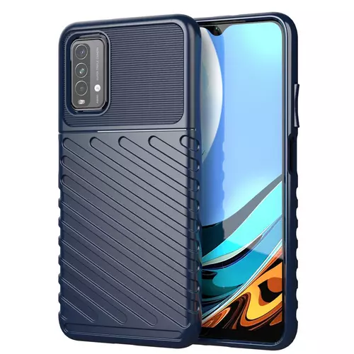 Telefontok Xiaomi Redmi 9T / Poco M3 - Thunder kék ütésálló szilikon hátlap tok