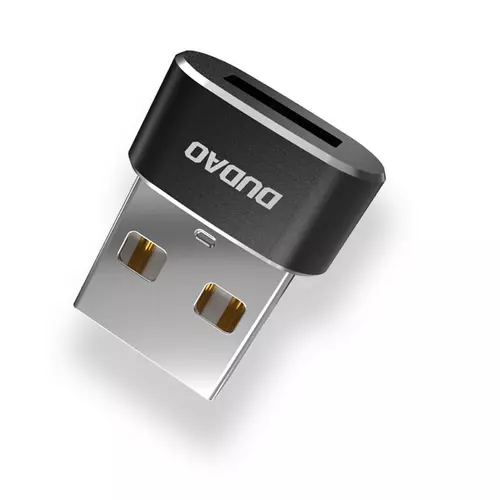 DUDAO L16AC adapter - TYPE-C (USB-C) bemenet USB kimenet, szürke adapter