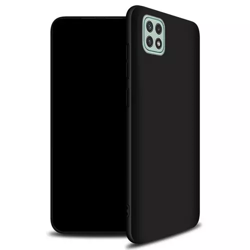 Samsung Galaxy A22 5G Telefontok - fekete szilikon tok