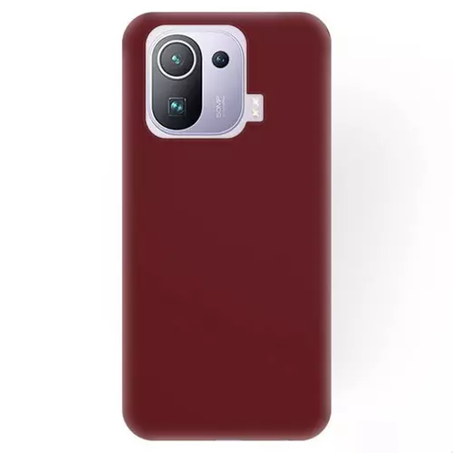 Xiaomi Mi 11 Pro Telefontok - burgundi szilikon tok