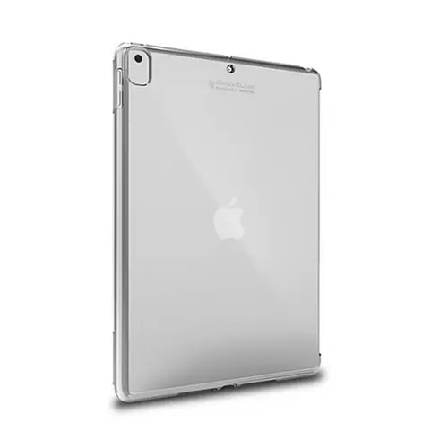 Tablettok iPad 2021 10.2 (iPad 9) - átlátszó, sarokerősített szilikon tablet tok