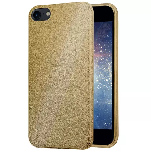 iPhone 7 / 8 / SE 2020 Telefontok - arany Shiny tok