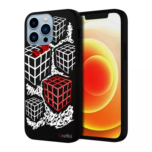 iPhone 13 Pro Telefontok - Graffiti No.191 mintás szilikon tok