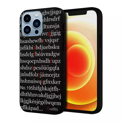 iPhone 13 Pro Telefontok - Graffiti No.195 mintás szilikon tok