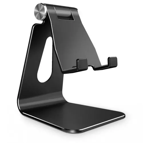 TECH PROTECT Z4a - asztali fém telefontartó állvány - univerzális - fekete