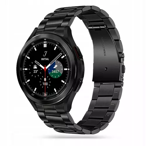 Okosóra fémszíj - Samsung Galaxy Watch Active okosóra fémszíj - fekete