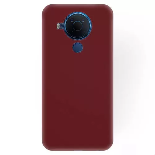 Nokia 5.4 Telefontok - burgundi szilikon hátlap tok