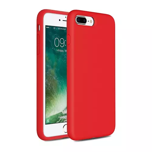 iPhone 7 Plus / 8 Plus telefontok - szilikon tok piros