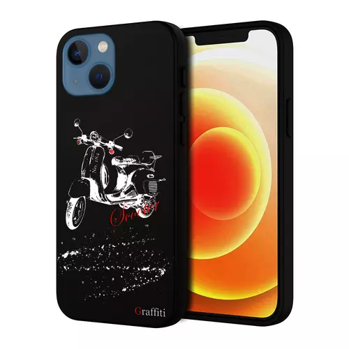 iPhone 13 mini Telefontok - Graffiti No.184 mintás szilikon tok