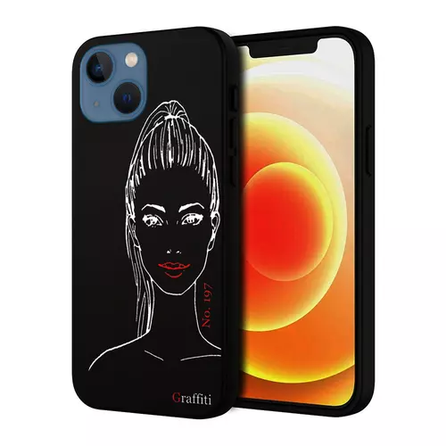 iPhone 13 mini Telefontok - Graffiti No.197 mintás szilikon tok