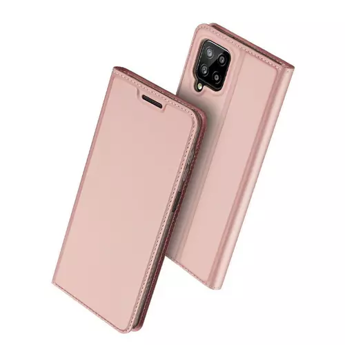 Samsung Galaxy M22 Telefontok - Dux Ducis rose gold flipcover tok