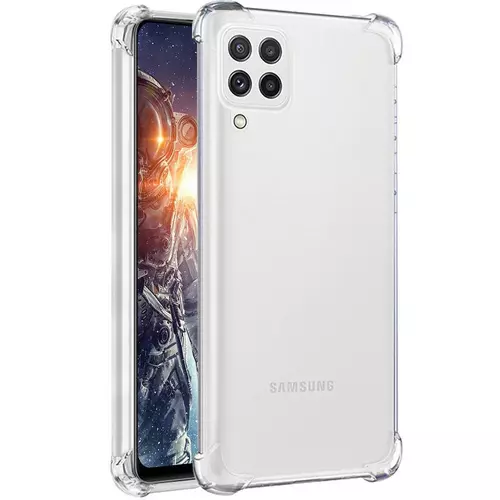 Samsung Galaxy M32 LTE / 4G Telefontok - ütésálló átlátszó tok
