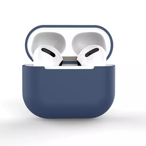 AirPods 3 tartó - kék szilikon Airpods 3 tartó