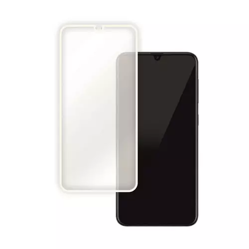 Samsung Galaxy A50s üvegfólia- fehér tokbarát Slim 3D üvegfólia