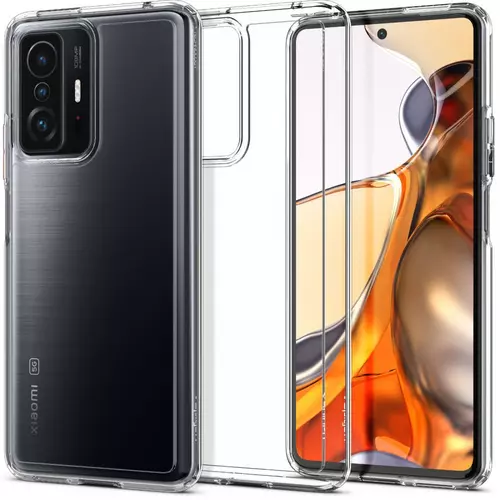 Xiaomi 11T 5G / 11T Pro Telefontok - SPIGEN Crystal Clear hátlap tok