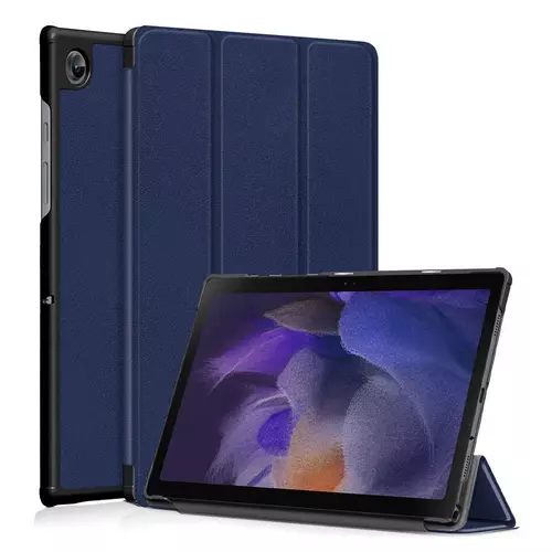 Samsung Galaxy Tab A8 Tablettok 10.5 X200 / X205 - kék smart case tablet tok