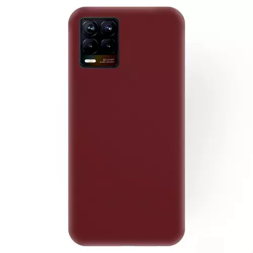 Realme 8 / 8 Pro Telefontok - burgundy szilikon tok
