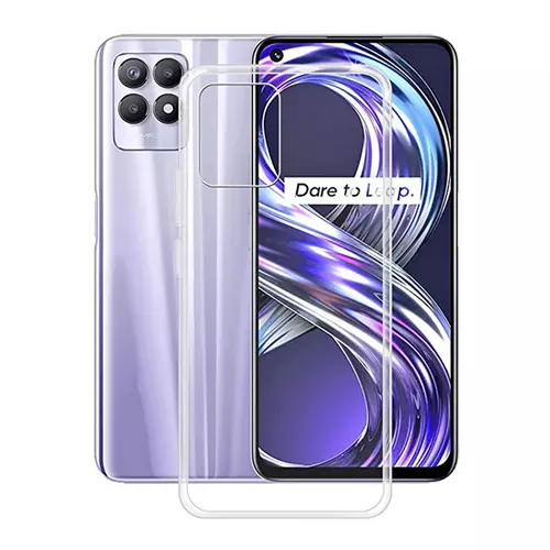 Realme 8i Telefontok - átlátszó szilikon tok